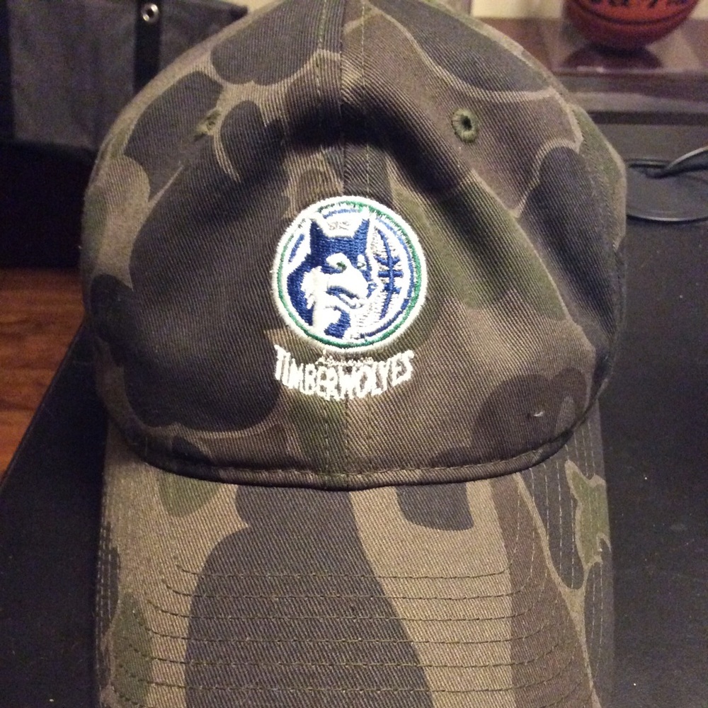 Minnesota Timberwolves Mitchell & Ness Camo Hat